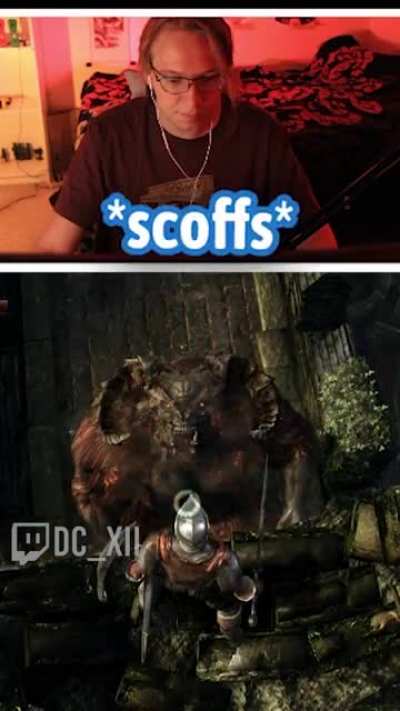 Dark souls newbie learns the hard way