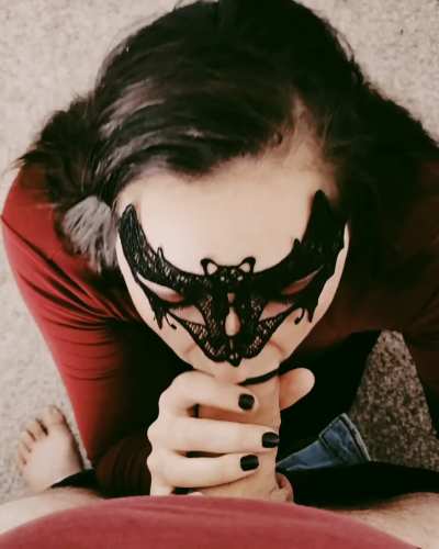 I love leaving black rings on my husband's cock