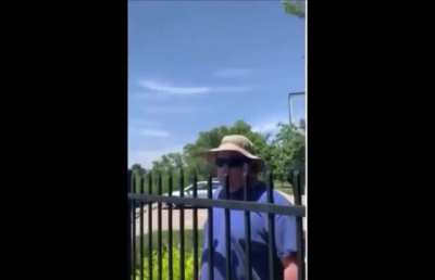 Wilson from Home Improvement has really developed quite the temper when he got himself a new gate.
