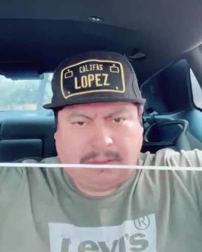 Just a guy doing a TikTok Trend in his car