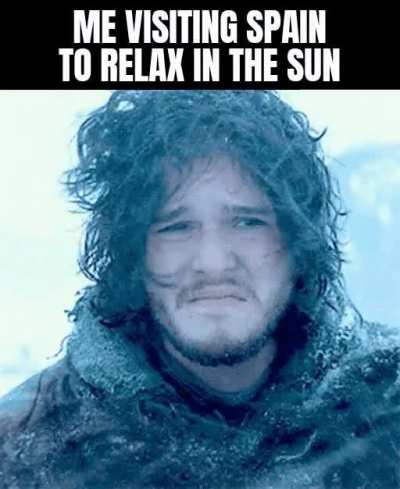 can't have sun in spain