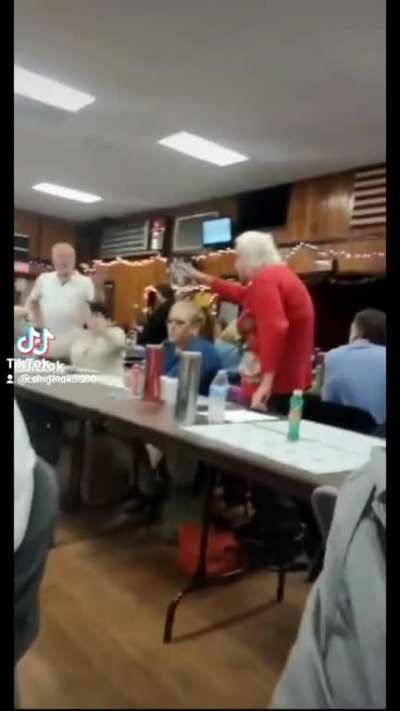 Grannies freak out at the Senior Center