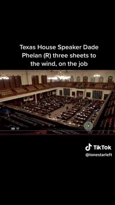 Texas House Speaker Dade Phelan drunk on the job 