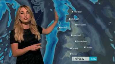 She integrated Star Wars knowledge into her regular weather forecast briefings. She won many hearts.