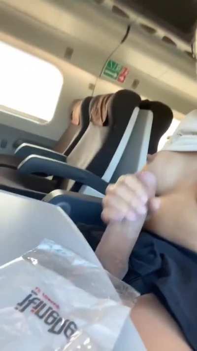 Flashing on public train!