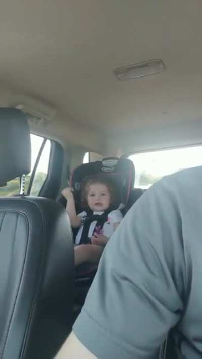 My daughter loves my singing