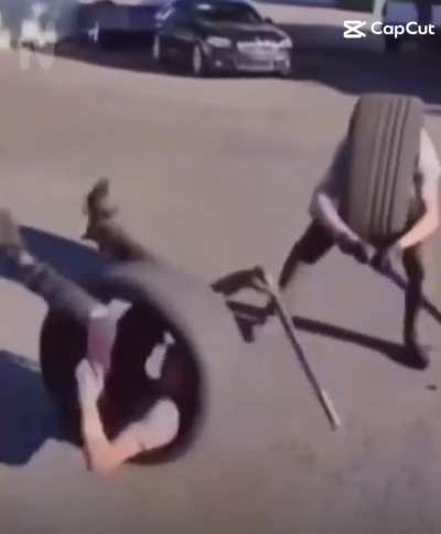Tire Armor, +10 Defense, -5 Accuracy, +30 Distraction/Confusion, +5 Speed