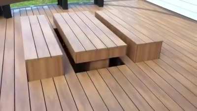 The ultimate space saving party deck