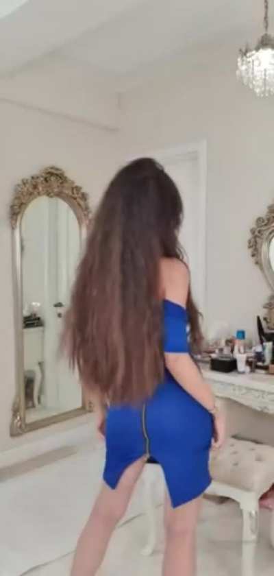 Popping Out of Her Dress in Style