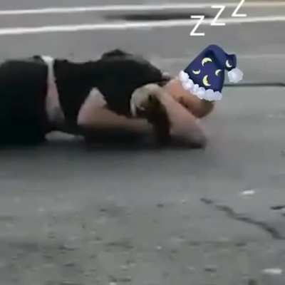 Skateboard meets car