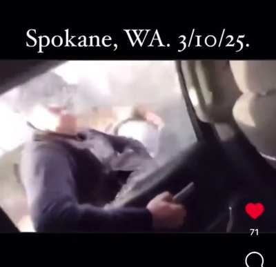 ICE raid on individuals in a car.