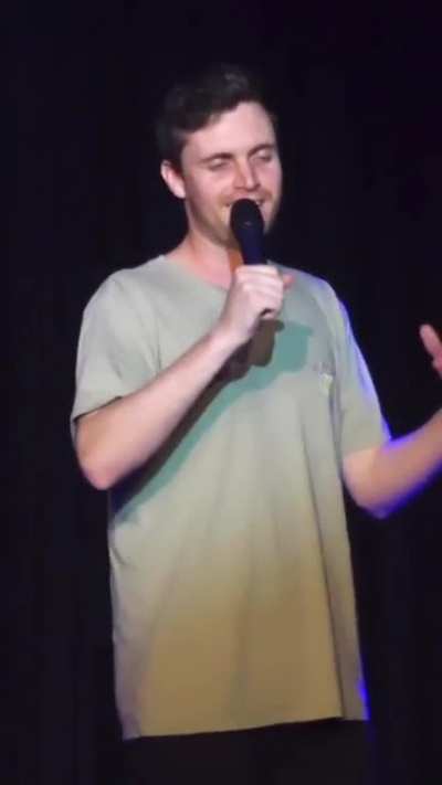 Woman over 26 who doesn't read is offended by a comedy show