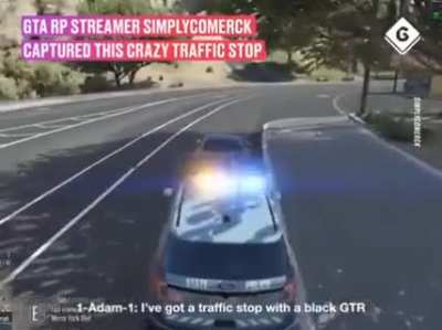 Speeding car arrested in GTA