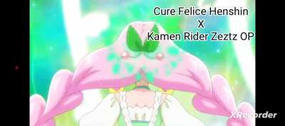 Cure Felice Henshin Theme (Turn your volume up!)