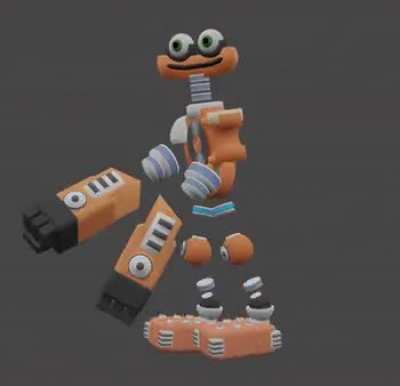 day 1 of animating my 3D wubbox with your ideas
