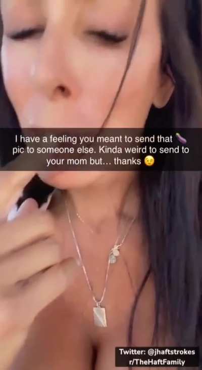 Reagan's son sent her a dick pic on accident and she liked it!