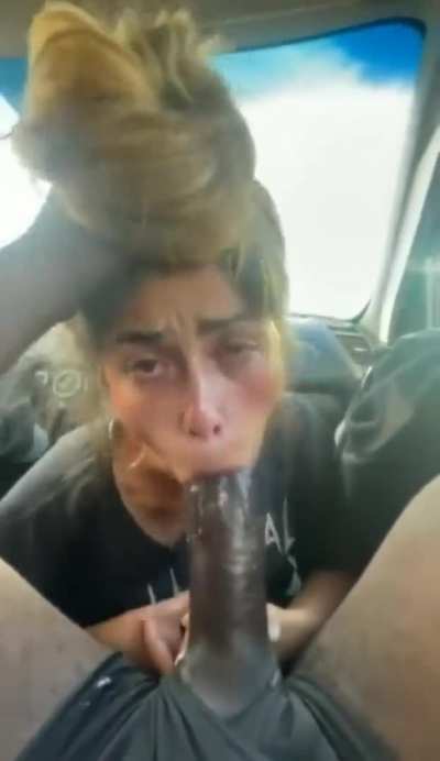 Slutty classical musician practices her throat singing