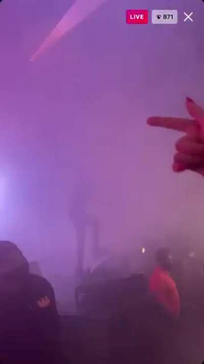 Carti fell on stage tonight