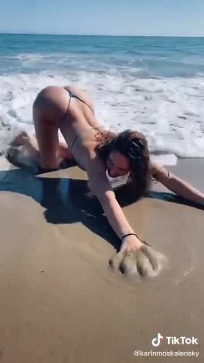 Hot beach