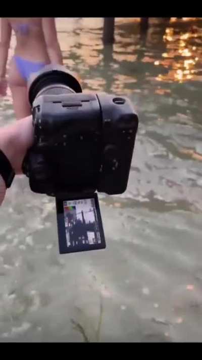 The video