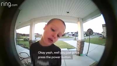 Get help through ring video doorbell