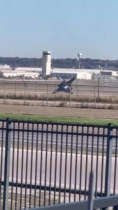 F-35B crash and 0-0 ejection at Fort Worth today