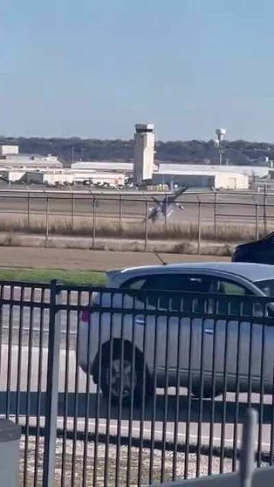 F-35B crash at Fort Worth today