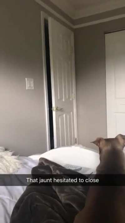 My cousins door closed by itself