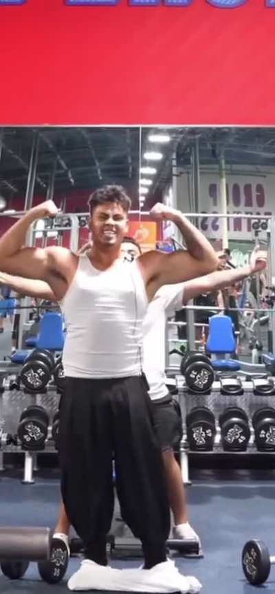 Gym idiot