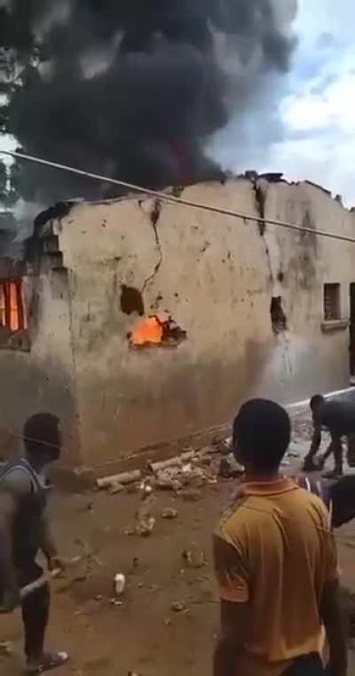 to put out a fire.