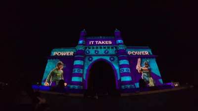 Cricket World Cup at the Gateway of India