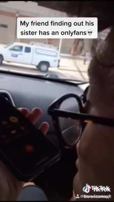 His friend finding out his sister got an onlyfans