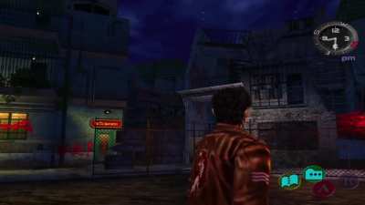 6 Hour Walk Through Shenmue 2: South Carmain Qr Night - More Below