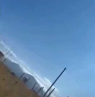 An Azerbaijani HAROP kamikaze drone targets a bus carrying Armenian soldiers to the front during the 2nd Nagorno Karabakh war