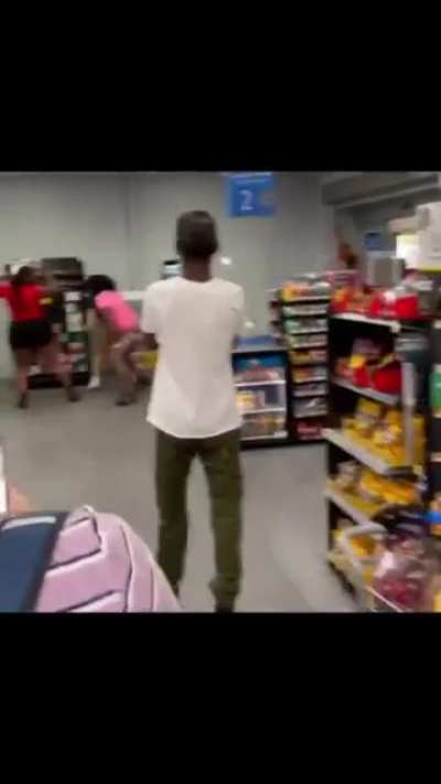 Just another day at Walmart…