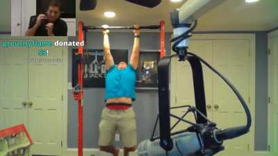 Ripped Boomer jamming out to 6ix9ine while working out on stream (SOUND ON) (MUST WATCH) (HIGH T WARNING)