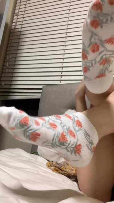 18 year old girl sock removal
