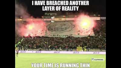 His arrival is imminent.