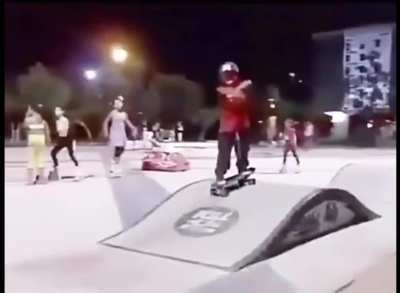 Thug Life in skate park coolkid