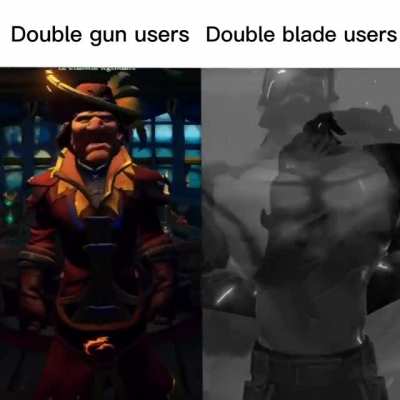 Double gun/double blade