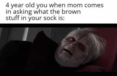 He was so powerful he could even save poops he loved, from flushing...