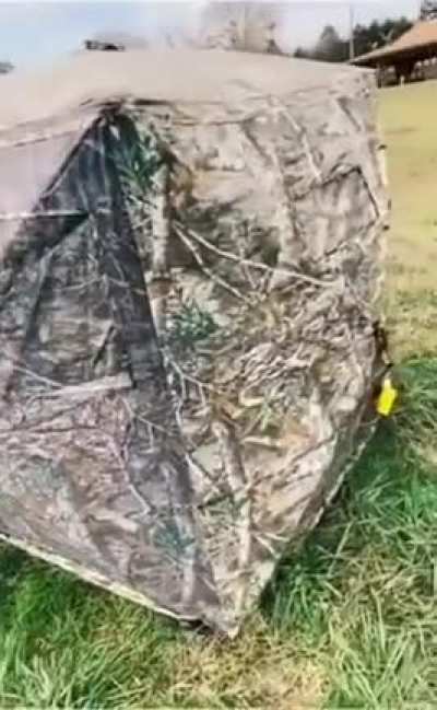 This guy's ground blind