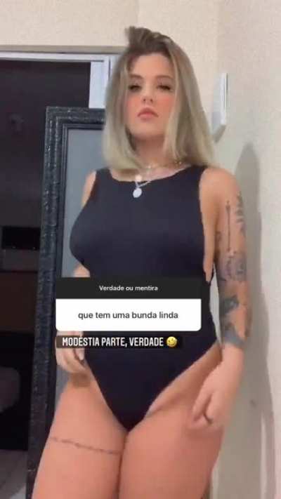 Showing her ass