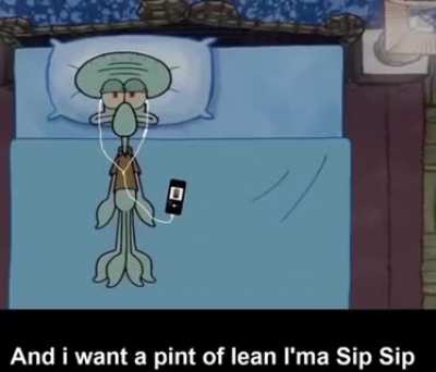 Squidward vibin