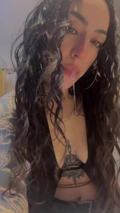 Im sure you want to use my drool to get your little friend wet