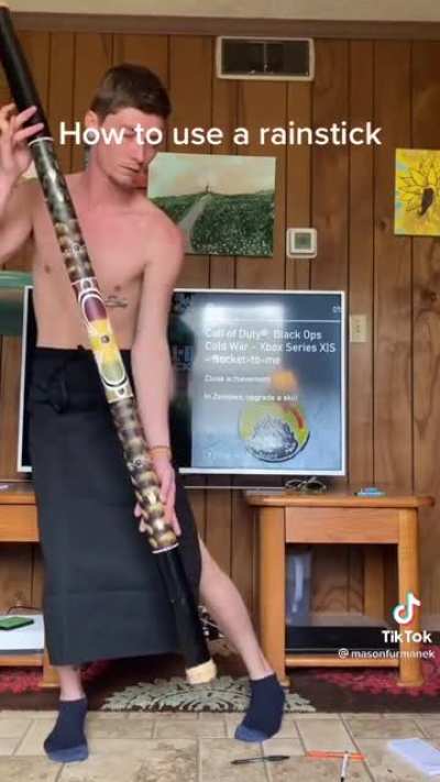 How to use a rainstick: