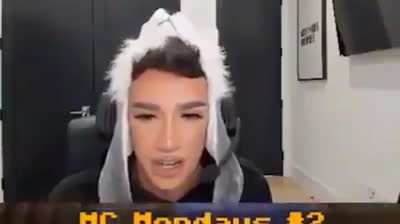 Our fellow teenager, Jacob Hopkins, voice of Gumball Watterson, has slain James Charles in minecraft hunger games. We did it boys.