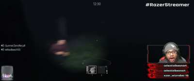 Playing In Silence for my stream, and I call myself trying to get a friend caught by the Rake.