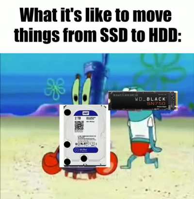What it’s like to move a large file from your ssd to your hdd