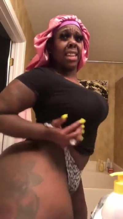 We need a new name for thicka than peanut butter ice cream for her
